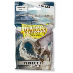 Dragon Shield Perfect Fit Sleeves - Clear (100 Sleeves)