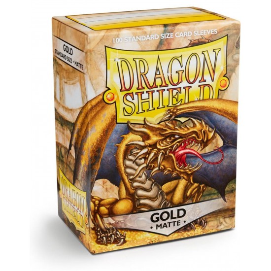 Dragon Shield Sleeves Matte - Gold