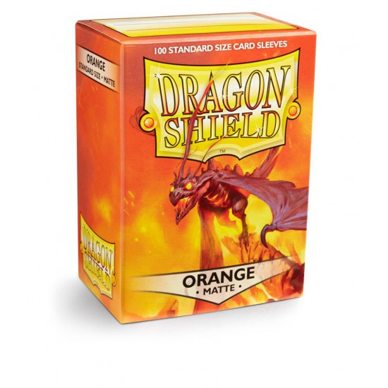 Dragon Shield Sleeves Matte - Orange
