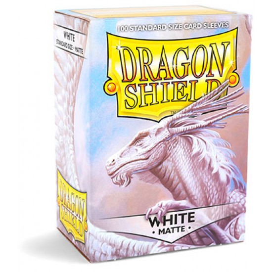 Dragon Shield Sleeves Matte - White 