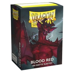 Dragon Shield Sleeves Matte - Blood Red