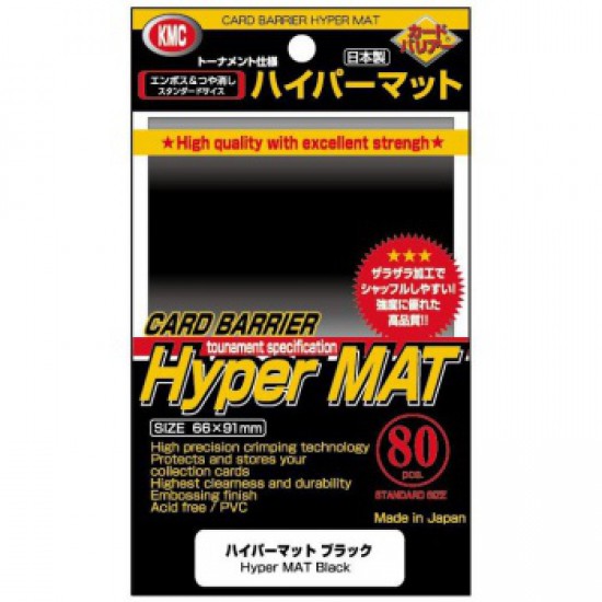 Sleeve KMC Hyper Mat Black