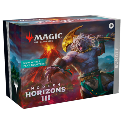 MTG Modern Horizons 3 Bundle - 9 Play Boosters, 30 Land Cards + Exclusive Accessories (Pre-Order)