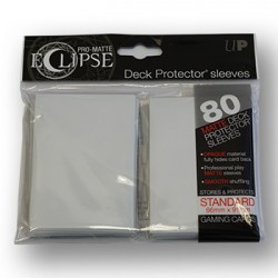 Ultra Pro Sleeve Eclipse Matte - Wit (80 Sleeves)