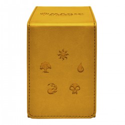 Deckbox Alcove Flip Box: Gold for Magic